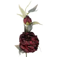 Clayre & Eef Kunstbloem 78 cm Rood Kunststof