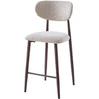 DS4U - Sumi barkruk 65 cm beige - walnoot poot