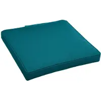 Hespéride Stoelkussens - binnen/ buiten stoelen - groen - 40 x 4 cm - tuinstoelkussens