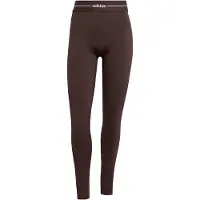 Adidas Sportbroek 'Hyperglam' donkerbruin / wit