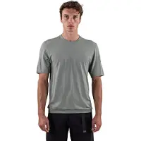 The Mountain Studio Two Tone Tech T-shirt Met Korte Mouwen Grijs XL Man