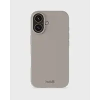 Holdit Silicone Case voor de Apple iPhone 16 - Taupe