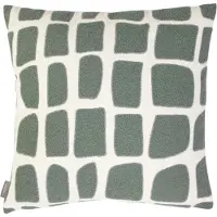 Mars & More Doby chenille jaquard kussen thijm groen 45x45cm