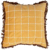 Mars & More Kussen Sulawesi mosterd geel 45x45cm
