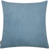 Mars & More Duke Velvet Rib kussen ijs blauw 45x45cm