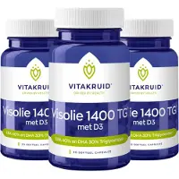 Vitakruid Visolie 1400 met D3 | 60 capsules