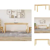 vidaXL Eettafel Corona 180x90x75 cm massief grenenhout