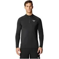 Castore Cme40967 Seamless Half Zip Sweatshirt Zwart M Man