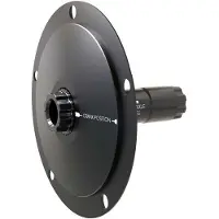 Rotor Track30 crankstel met Aldhu ster Zwart