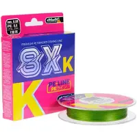 Asari K-8 Pe 8x 150 M Gevlochten Vislijn Transparant 0.250 mm