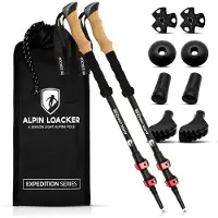 Alpin Loacker Luxe Nordic wandelstok - Nordic walking stokken - wandelen bergen - vrije tijd sport