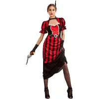 Boland - Kostuum Saloon girl Betsy (S) - Volwassenen - Showgirl - Western - Wild west