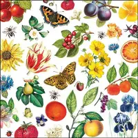 Ambiente Lunch Servetten – Colourful Year – Kleurrijk Jaar – 33 x 33 cm - 20 stuks