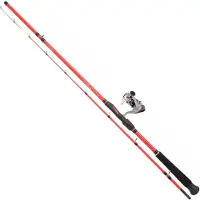 Daiwa Sensor Boat Squid+q830fm Eging Combo Oranje 2.10 m / 30-150 g