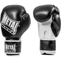Metal Boxe Gants de boxe Entraînement 10 Oz Noir