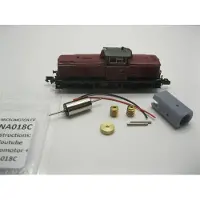 Milton micromotor NA018C motor ombouwset voor Arnold DB SBB FS Solvay Seco TWE AVG V100 , BR 211, BR 212, Wiebe BR 213, ÖBB Rh 2048