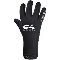 C4 Neoprene Zero Dry 2 Mm Gloves Zwart S