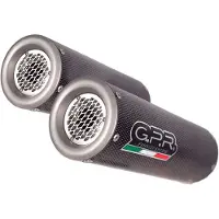 Gpr Exhaust Systems M3 Poppy Aprilia Tuono R 1000 Factory 06-10 Ref:a.27.m3.pp Stainless Steel Slip On Gehomologeerde Uitlaatdemper
