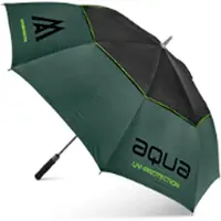 Big Max Aqua UV Golf Paraplu Forest Green Zwart Lime