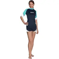 Mares Loose Fit She Dives Korte Mouw Rash Guard