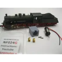 Fleischmann micromotor NF024G motor ombouwset voor BR 55 (DB DR DRG), KPEV G 8.1, PKP Tp 4, u.a.