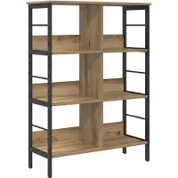 vidaXL Boekenplank 6-laags 82 x 32 x 144.5 cm Bewerkt hout