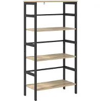 vidaXL Boekenplank 3-laags 40 x 29.5 x 115 cm Bewerkt hout Sonoma Eik