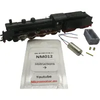 Minitrix micromotor NM012 N ombouwset voor BR 17.2 DRG, DRG 17.4, BR 14.1 DRG,K.P.E.V. u.a.