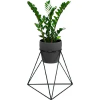 Loft Zwart, metalen bloembed - 46cm