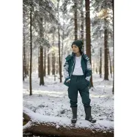 Ducksday Broek Ducksday Kids Softshell Dark Green-Maat 122 / 128