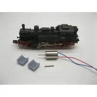 Milton micromotor NA022 motor ombouwset voor Arnold BR 74, K.P.E.V. T12, ÖBB Reihe 674, SNCF 130 TC, SNCB Reeks 96