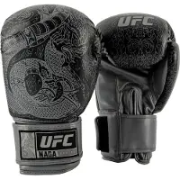 UFC Naga Artificial Leather Boxing Gloves Zwart 18 oz