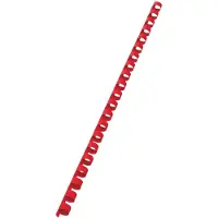 GBC Combbind Bindruggen rood - a4 - 10 mm - 100 stuks