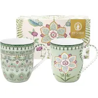 Pip studio Mok Lily & Lotus Light Green 145 ml (Set van 2)