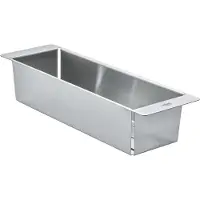 GROHE - Lekbak voor spoelbakken, geborsteld roestvrij staal 40853SD0
