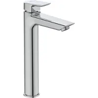 Ideal standard Tesi wastafelkraan verhoogd m. vaste uitloop 5l/min chroom