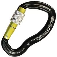 Kong Italy Ergo Threaded Karabijnhaak Zwart