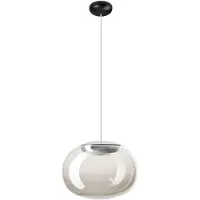 Stilnovo Hanglampe , La Mariée, dimbare, Grijs, Woonkamer, Glas, Designer