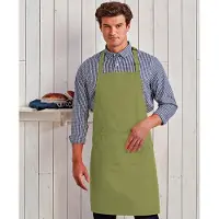 Premier Dames/Dames Kleuren Bipschort Met Zak / Werkkleding (Oase Groen)