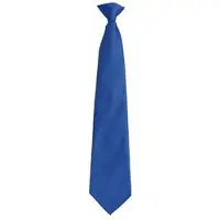 Premier Herenmode "Kleuren" Work Clip On Tie (Koninklijk)