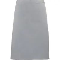 Premier Dames/Dames Mid-Length Apron (Pakket van 2) (Zilvergrijs)