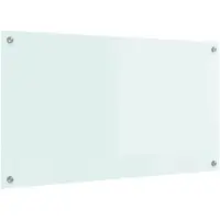 vidaXL Keukenachterwand Melk 90 x 50 cm gehard glas