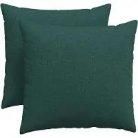 vidaXL Zitkussens 2 st Stof Donkergroen 50 x 50 cm