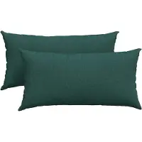 vidaXL Zitkussens 2 st Stof Donkergroen 80 x 40 cm