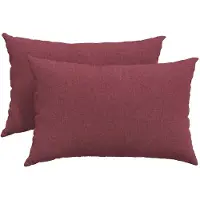 vidaXL Zitkussens 2 st Stof Wijnrood 60 x 40 cm