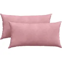 vidaXL Zitkussens 2 pcs Roze 80 x 40 cm Corduroy stof