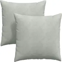 vidaXL Zitkussens 2 pcs Lichtgrijs 60 x 60 cm Corduroy stof