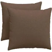 vidaXL Zitkussens 2 pcs Stof Bruin 50 x 50 cm