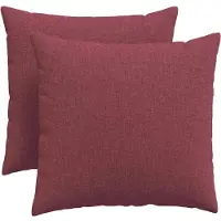 vidaXL Zitkussens 2 st Stof Wijnrood 50 x 50 cm