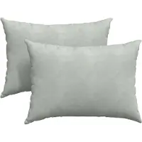 vidaXL Zitkussens 2 pcs Lichtgrijs 70 x 50 cm Corduroy stof